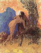 Struggle Between Woman and a Centaur